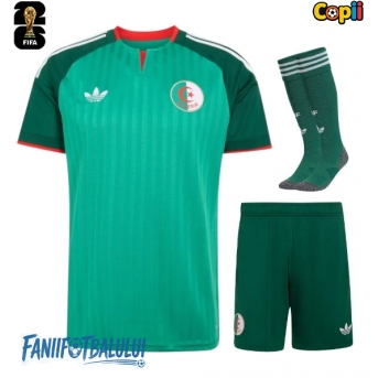 Algeria Echipament de Fotbal Replică Mondial 2026 Copii Deplasare (+ Șorturi)